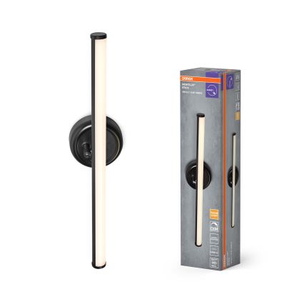 Osram - Luminária de parede tátil recarregável LED dimerizável NIGHTLUX LED/1,8W/5V, preta