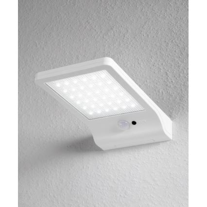 Osram - Aplique solar de parede LED com sensor DOORLED LED/3W/3,3V 2000 mAh IP44 branco
