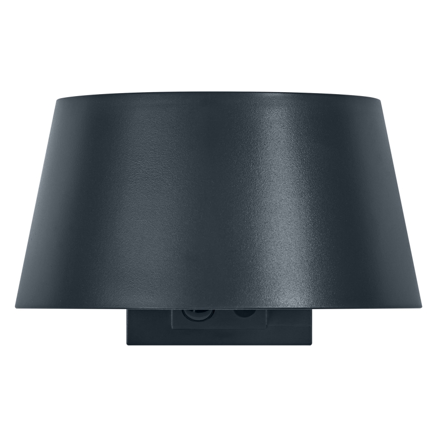 Osram - Aplique de parede solar LED com sensor ENDURA STYLE LED/10,1W/4,2V 2000 mAh IP54 antracite
