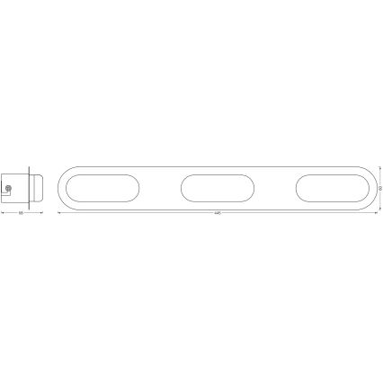 Osram - Aplique de parede LED regulável para casa de banho SMART+ DUPLO LED/20W/230V 3000-6500K IP44 Wi-Fi