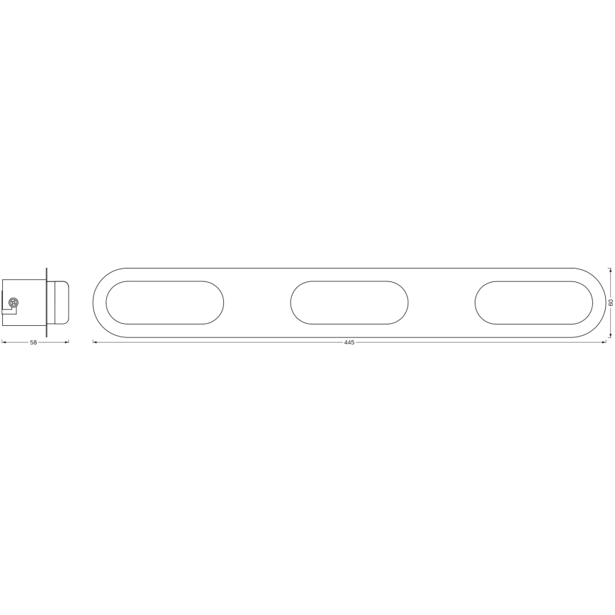 Osram - Aplique de parede LED regulável para casa de banho SMART+ DUPLO LED/20W/230V 3000-6500K IP44 Wi-Fi