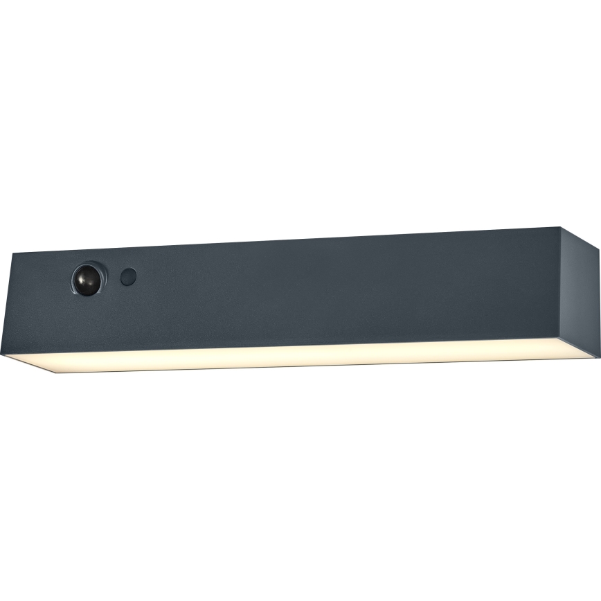 Osram - Aplique solar de parede LED com sensor ENDURA STYLE LED/12,4W/4,2V 2000 mAh IP54 antracite