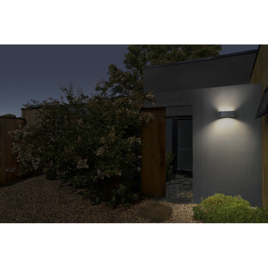 Osram - Luminária solar de parede LED regulável ENDURA STYLE LED/7,6W/4,2V 2000 mAh IP65 antracite