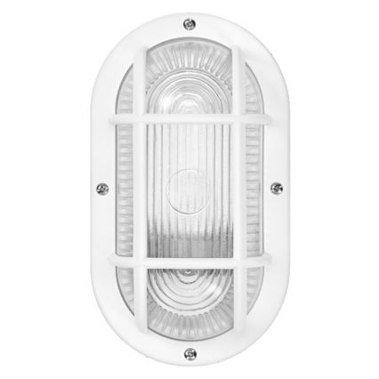 Osram - Arandela de parede para exterior BULKHEAD 1xE27/10W/230V IP54 branca