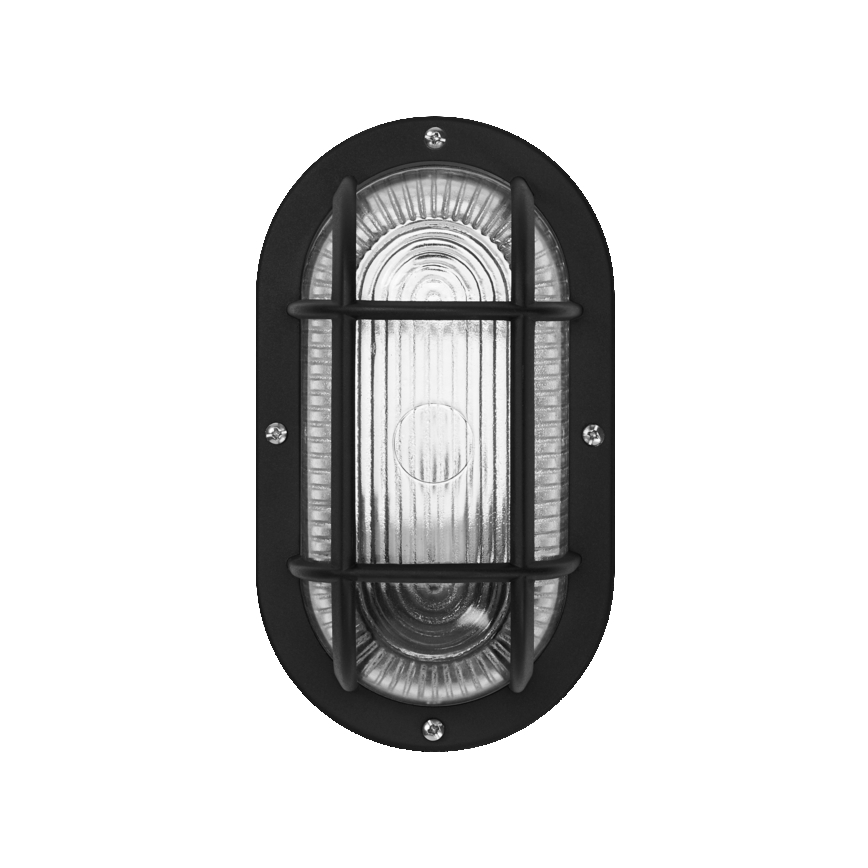 Osram - Arandela de parede para exterior BULKHEAD 1xE27/10W/230V IP54 preta