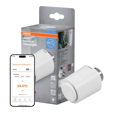 Osram - Cabeça termostática SMART+ 3x AA Wi-Fi