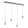 Osram - Cabo de alimentação NEEDLE PENDANT 4xE27/25W/230V bege