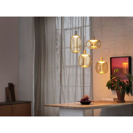 Osram - Cabo de alimentação NEEDLE PENDANT 4xE27/25W/230V bege