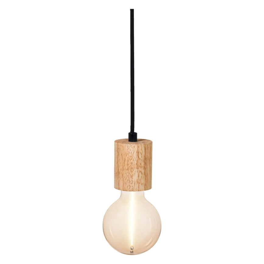 Osram - Cabo de alimentação PENDULUM CYLINDER 1xE27/15W/230V em madeira