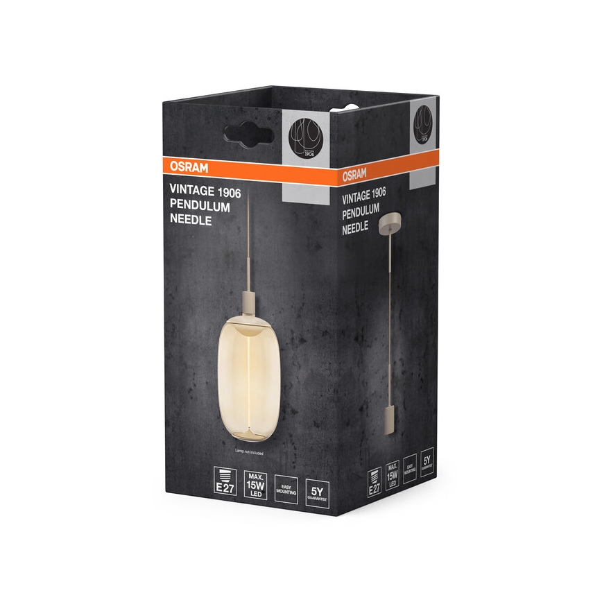 Osram - Cabo de alimentação PENDULUM NEEDLE 1xE27/15W/230V