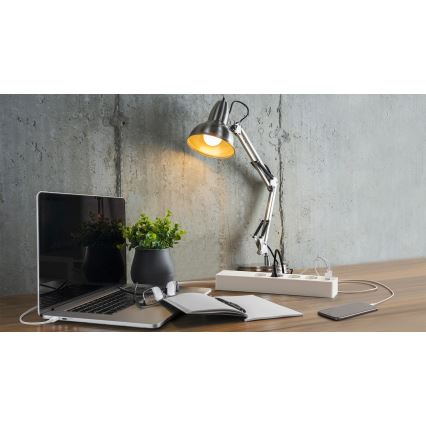 Osram - Cabo de extensão SMART+ 4Z tipo F + 2xUSB-A + 2xUSB-C Wi-Fi