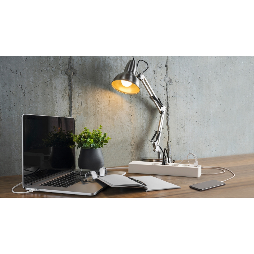 Osram - Cabo de extensão SMART+ 4Z tipo F + 2xUSB-A + 2xUSB-C Wi-Fi