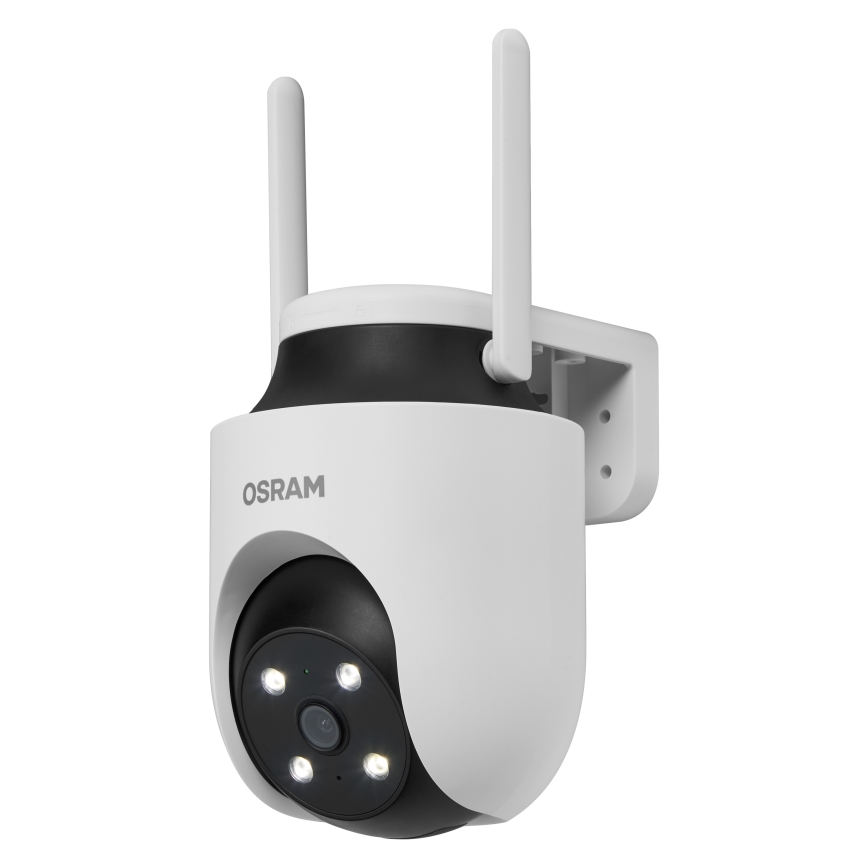Osram - Câmara exterior inteligente 360° com sensor 2K SMART+ 230V IP67 Wi-Fi