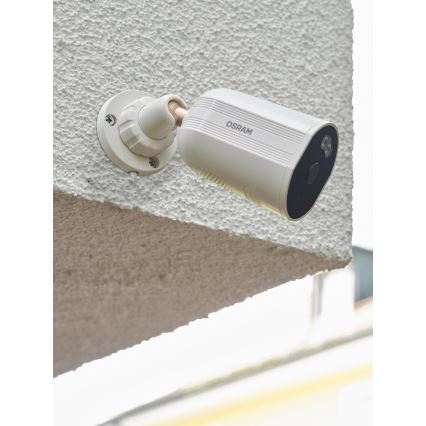 Osram - Câmara exterior inteligente com sensor 2K SMART+ 230V IP67 Wi-Fi