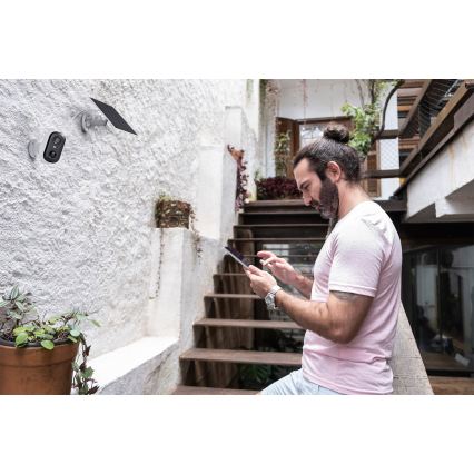 Osram - Câmara solar inteligente com sensor 2K SMART+ 5V 5200 mAh IP66 Wi-Fi