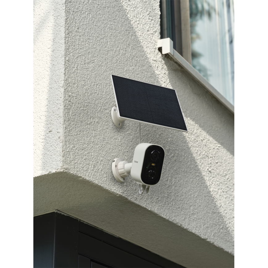 Osram - Câmara solar inteligente com sensor 2K SMART+ 5V 5200 mAh IP66 Wi-Fi