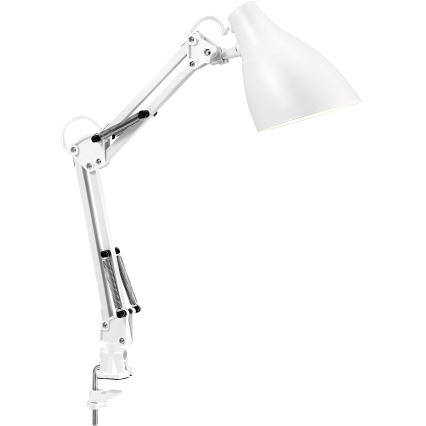 Osram - Candeeiro de mesa com clipe DESK LINE 1xE27/11W/230V branco