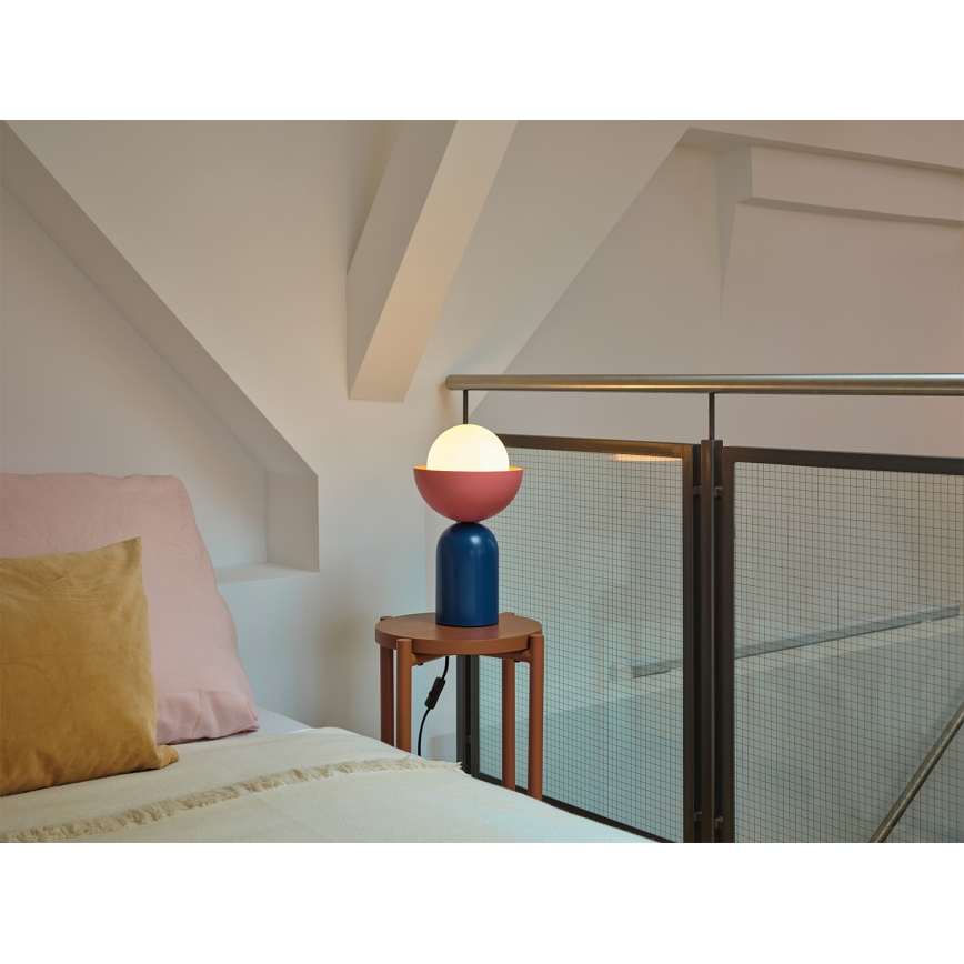 Osram - Candeeiro de mesa DECOR BOWL 1xE14/25W/230V azul/rosa