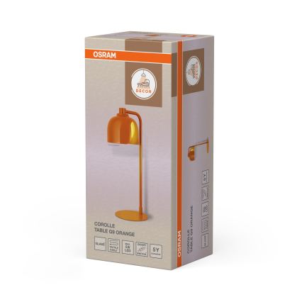 Osram - Candeeiro de mesa DECOR COROLLE 1xG9/20W/230V laranja