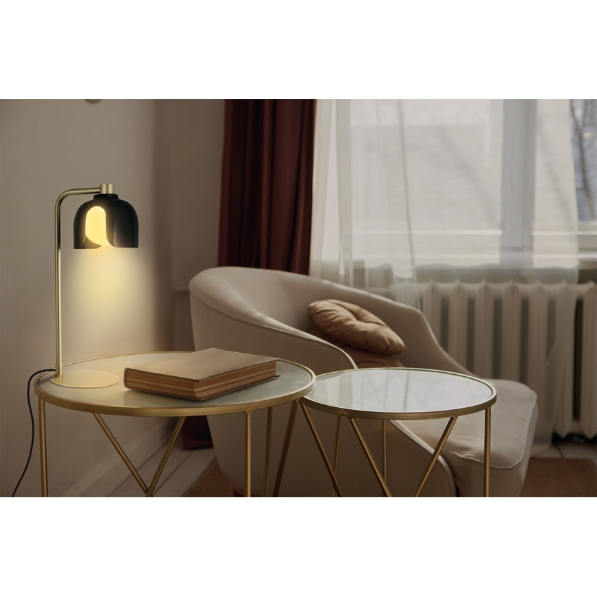 Osram - Candeeiro de mesa DECOR COROLLE 1xG9/20W/230V preto/dourado
