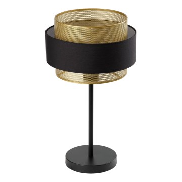 Osram - Candeeiro de mesa DECOR HORNET 1xE27/10W/230V preto/dourado