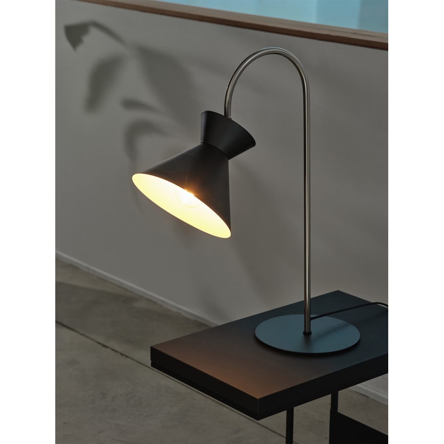 Osram - Candeeiro de mesa DECOR WAIST 1xE27/40W/230V preto