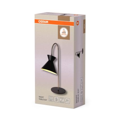 Osram - Candeeiro de mesa DECOR WAIST 1xE27/40W/230V preto
