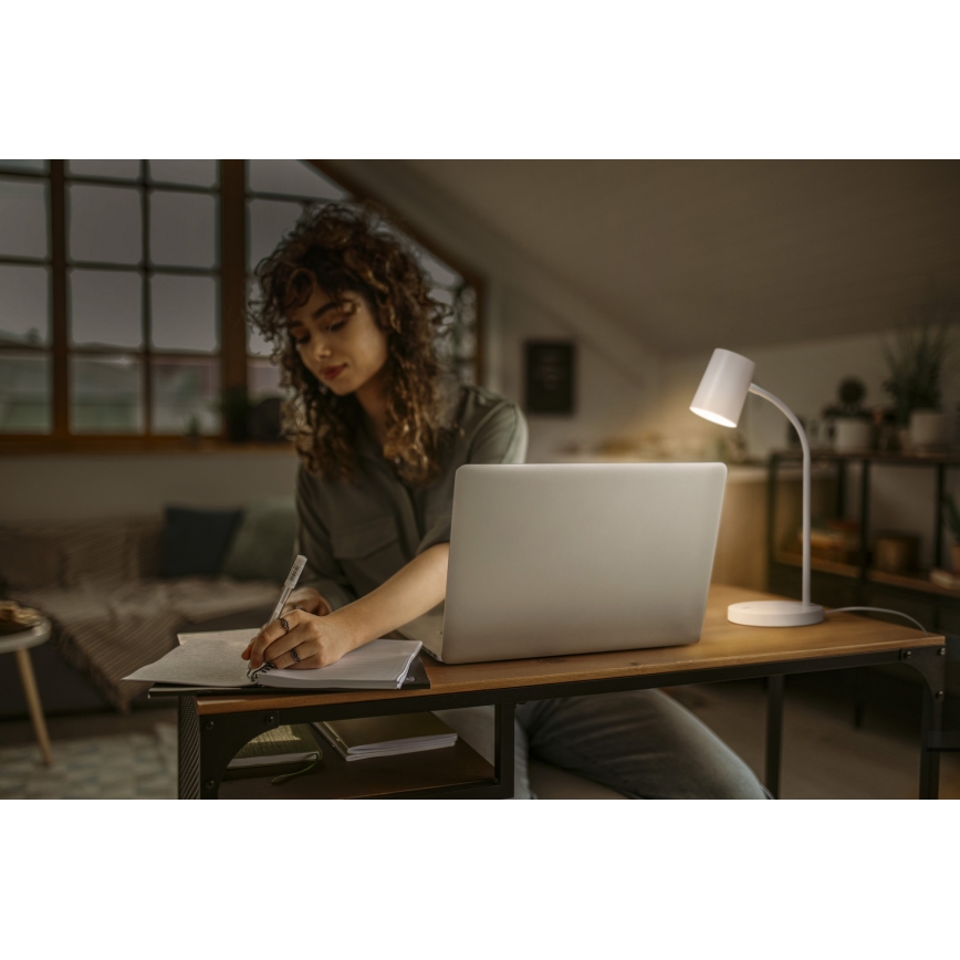 Osram - Candeeiro de mesa DESK LINE 1xGU10/9W/230V branco