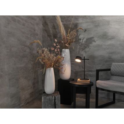 Osram - Candeeiro de mesa LED dimerizável com controlo tátil DECOR KYOTO LED/12W/230V IRC 90 preto