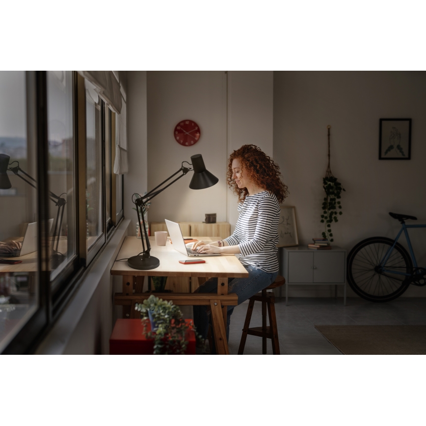 Osram - Candeeiro de mesa LED regulável OFFICE LINE LED/9W/230V 3000K preto