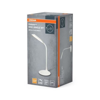 Osram - Candeeiro de Mesa LED Regulável PANAN LED/5W/5V