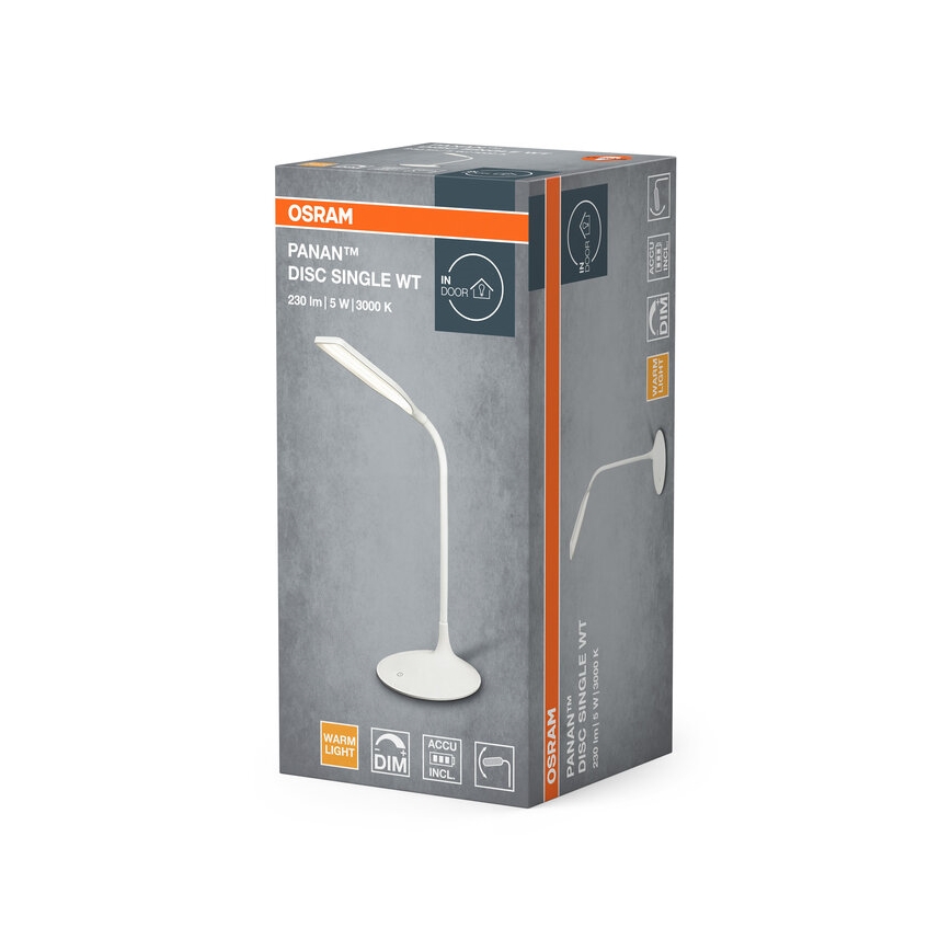 Osram - Candeeiro de Mesa LED Regulável PANAN LED/5W/5V