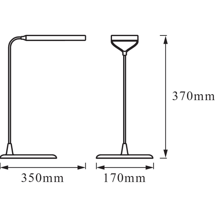 Osram - Candeeiro de Mesa LED Regulável PANAN LED/5W/5V