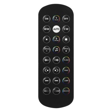 Osram - Candeeiro de mesa dimerizável LED RGBW SMART+ MAGIC LED/7,5W/230V 2700-6500K preto Wi-Fi + comando remoto