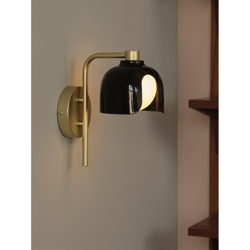 Osram - Candeeiro de parede DECOR COROLLE 1xG9/20W/230V preto/dourado