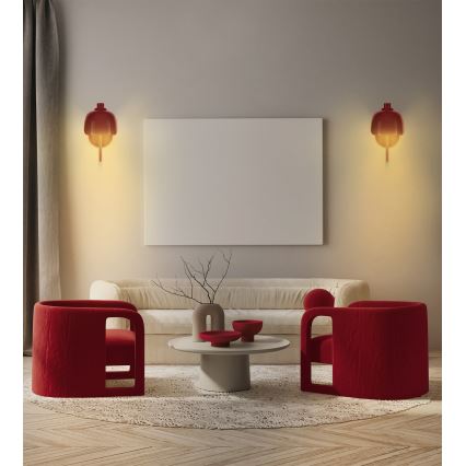 Osram - Candeeiro de parede DECOR COROLLE 1xG9/20W/230V vermelho