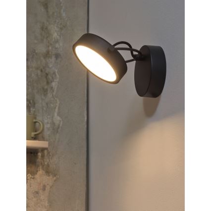 Osram - Candeeiro de parede LED DECOR PUCK LED/11W/230V preto