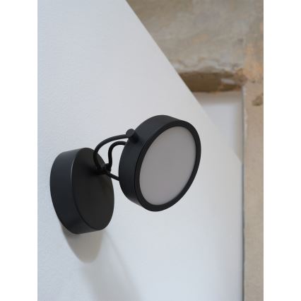 Osram - Candeeiro de parede LED DECOR PUCK LED/11W/230V preto
