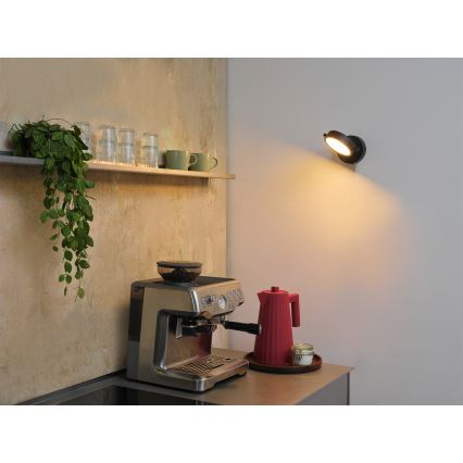 Osram - Candeeiro de parede LED DECOR PUCK LED/11W/230V preto
