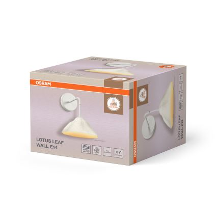 Osram - Candeeiro de parede LOTUS LEAF 1xE14/5,5W/230V