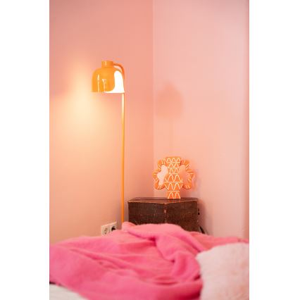 Osram - Candeeiro de pé DECOR COROLLE 1xE27/15W/230V laranja