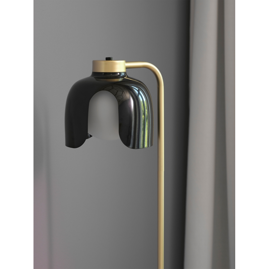 Osram - Candeeiro de pé DECOR COROLLE 1xE27/15W/230V preto/dourado