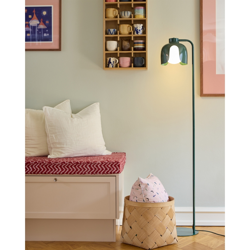 Osram - Candeeiro de pé DECOR COROLLE 1xE27/15W/230V verde