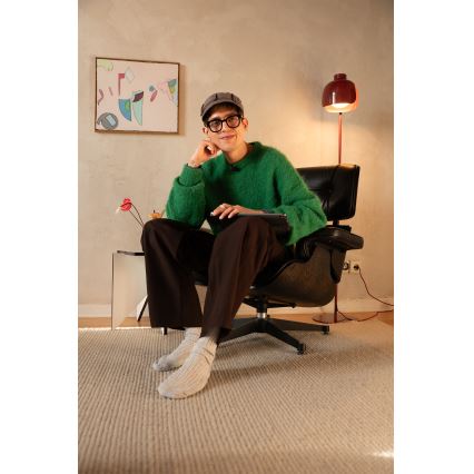 Osram - Candeeiro de pé DECOR COROLLE 1xE27/15W/230V vermelho