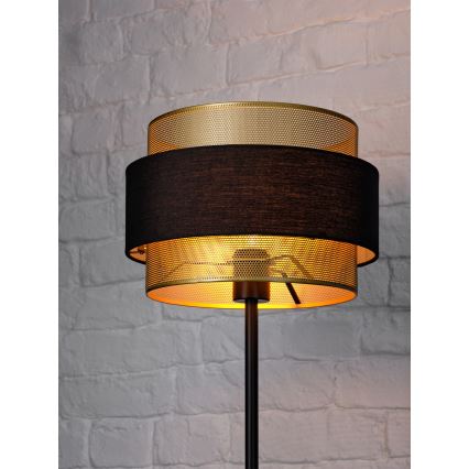 Osram - Candeeiro de pé DECOR HORNET 1xE27/10W/230V preto/dourado