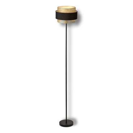 Osram - Candeeiro de pé DECOR HORNET 1xE27/10W/230V preto/dourado