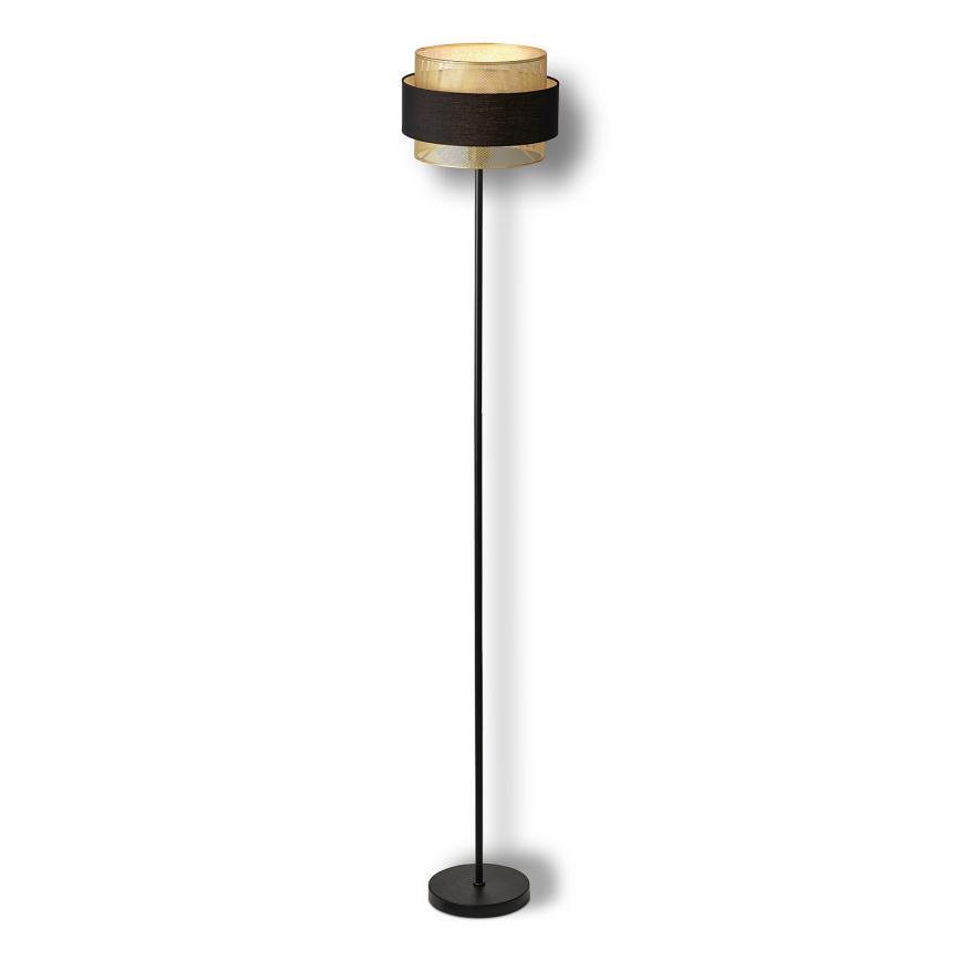 Osram - Candeeiro de pé DECOR HORNET 1xE27/10W/230V preto/dourado