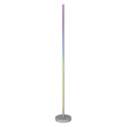 Osram - Candeeiro de pé LED RGBW dimerizável SMART+ MAGIC LED/11,5W/230V 2700-6500K prateado Wi-Fi + controlo remoto