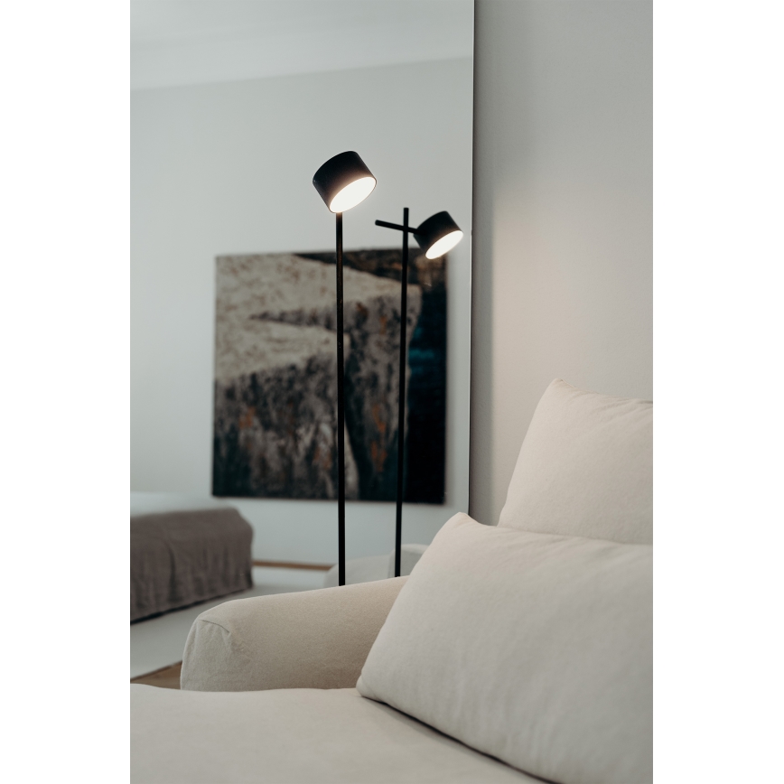 Osram - Candeeiro de pé LED regulável por toque DECOR KYOTO LED/12W/230V CRI 90 preto
