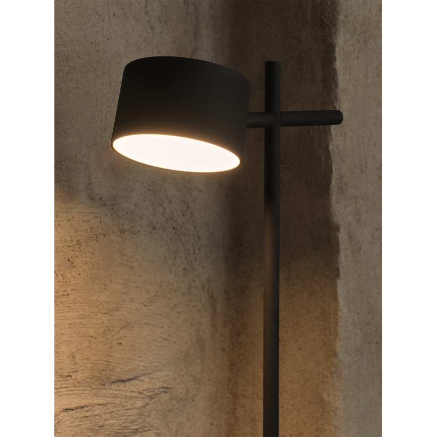 Osram - Candeeiro de pé LED regulável por toque DECOR KYOTO LED/12W/230V CRI 90 preto